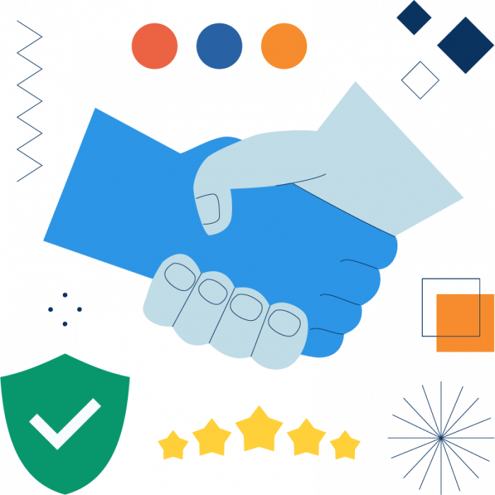shaking hands